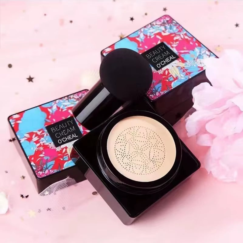 Mushroom Head Air Cushion CC Cream Foundation Concealer Oil-Control BB Cream Whitening Face Base Makeup Cosmetics Moisturizing