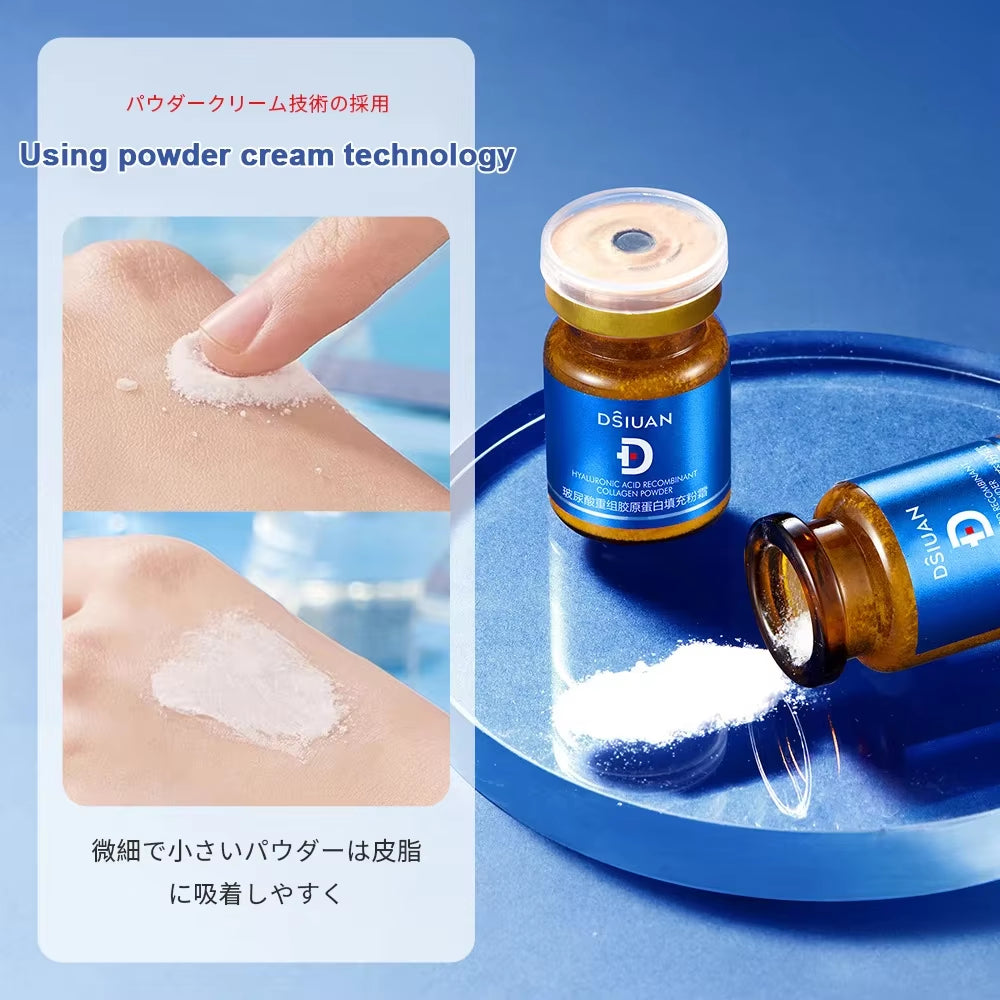Hyaluronic Acid Essence Collagen Filling Powder Cream Facial Repair Moisturizing Fine Line Lifting Firming Brightening Skin Care