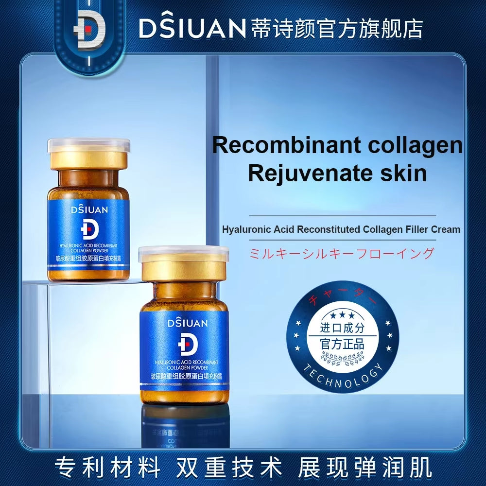 Hyaluronic Acid Essence Collagen Filling Powder Cream Facial Repair Moisturizing Fine Line Lifting Firming Brightening Skin Care
