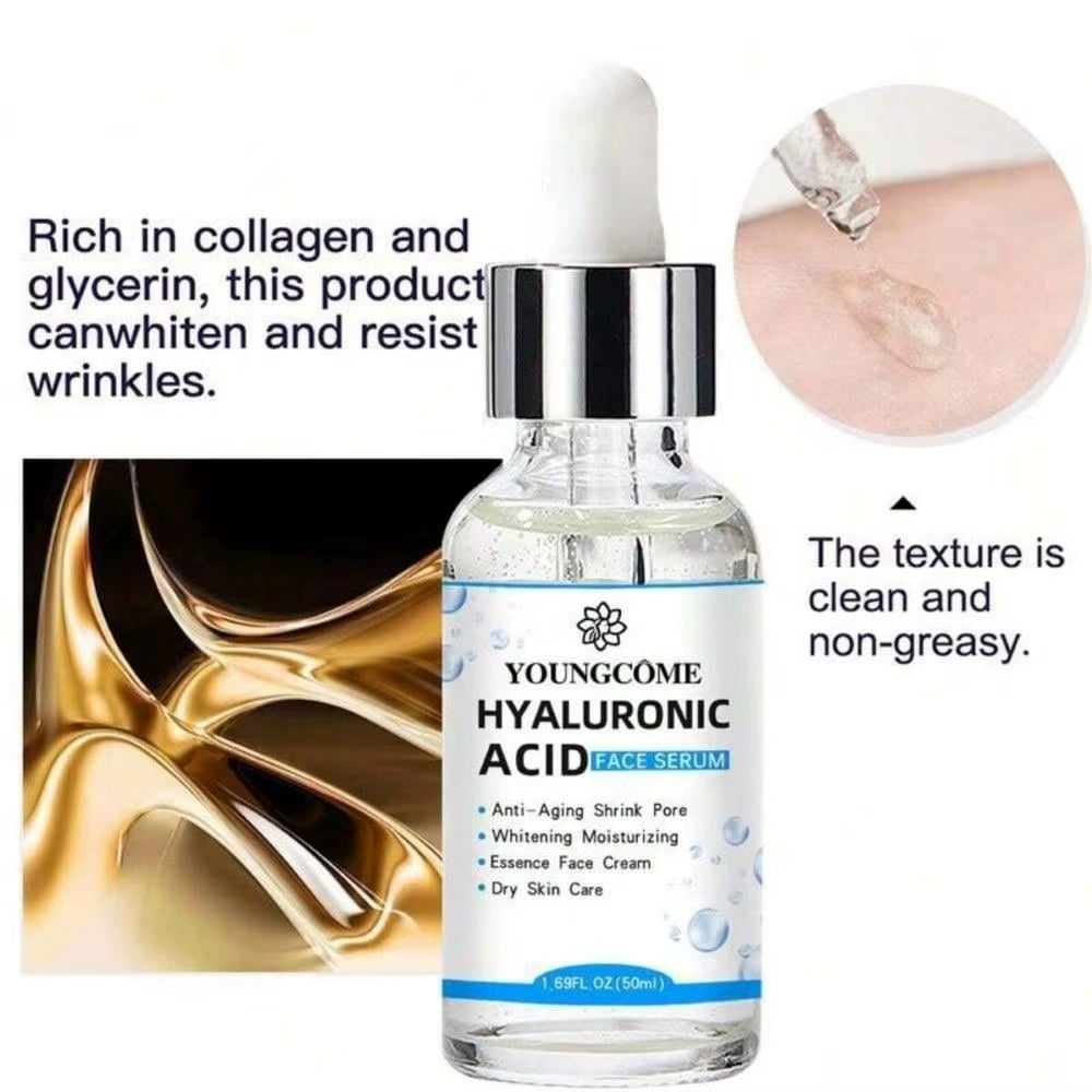 30Ml/50Ml Hyaluronic Acid Facial Essence Deep Repair Moisturizing Facial Skin Anti-Aging Essence Korean Skin Care Products