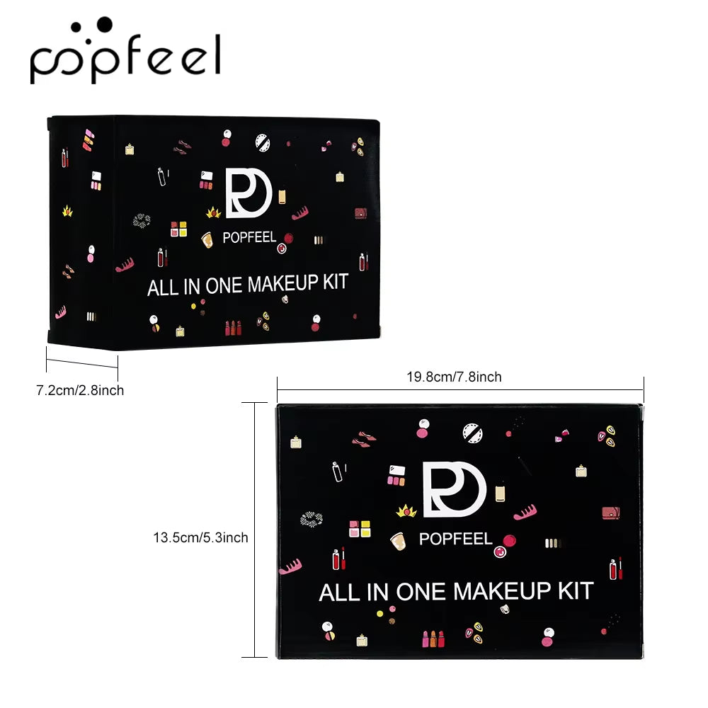 All in One Makeup Kit, Gift for Girls Teen Women Include Eyeshadow Foundation Lipgloss Lipstick Primer