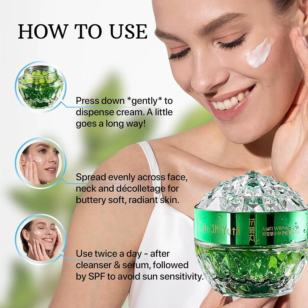 Centella Asiatica Face Cream Skincare Moisturizing Nourishing Firming Facial Cream Anti-Wrinkle Pill Skin Care for Beauty