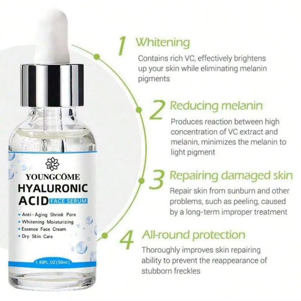 30Ml/50Ml Hyaluronic Acid Facial Essence Deep Repair Moisturizing Facial Skin Anti-Aging Essence Korean Skin Care Products