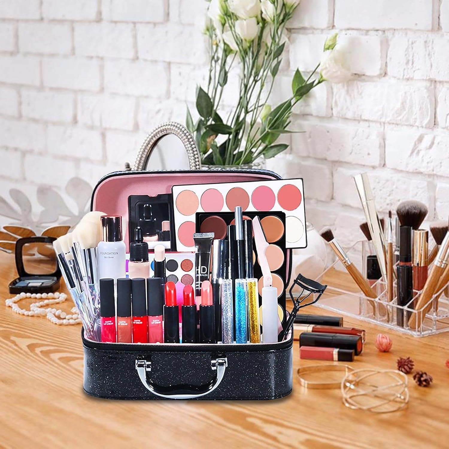 All-In-One-Make-Up-Set – Komplettes Make-Up-Set Für Frauen Und Mädchen, All-In-One-Make-Up-Sets Für Anfänger, Professionelles Make-Up-Set, Beauty-Geschenkset, Inkl