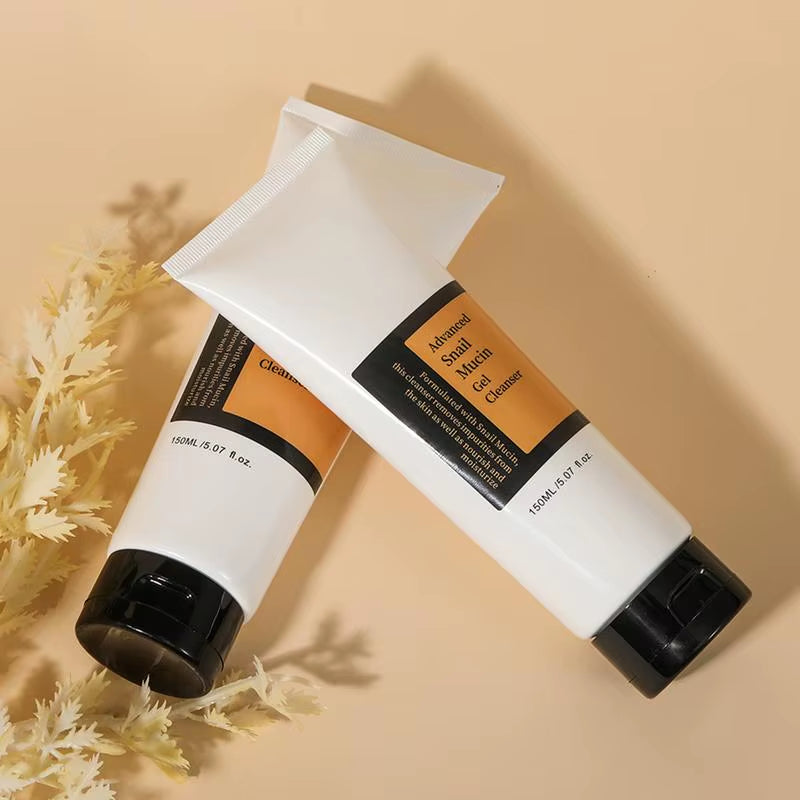 150Ml Snail Facial Cleanser Snail Mucin Face Wash Brightening Gel Cleanser Moisturizing Oil Free Face Cleanser Gel Face Cleaner