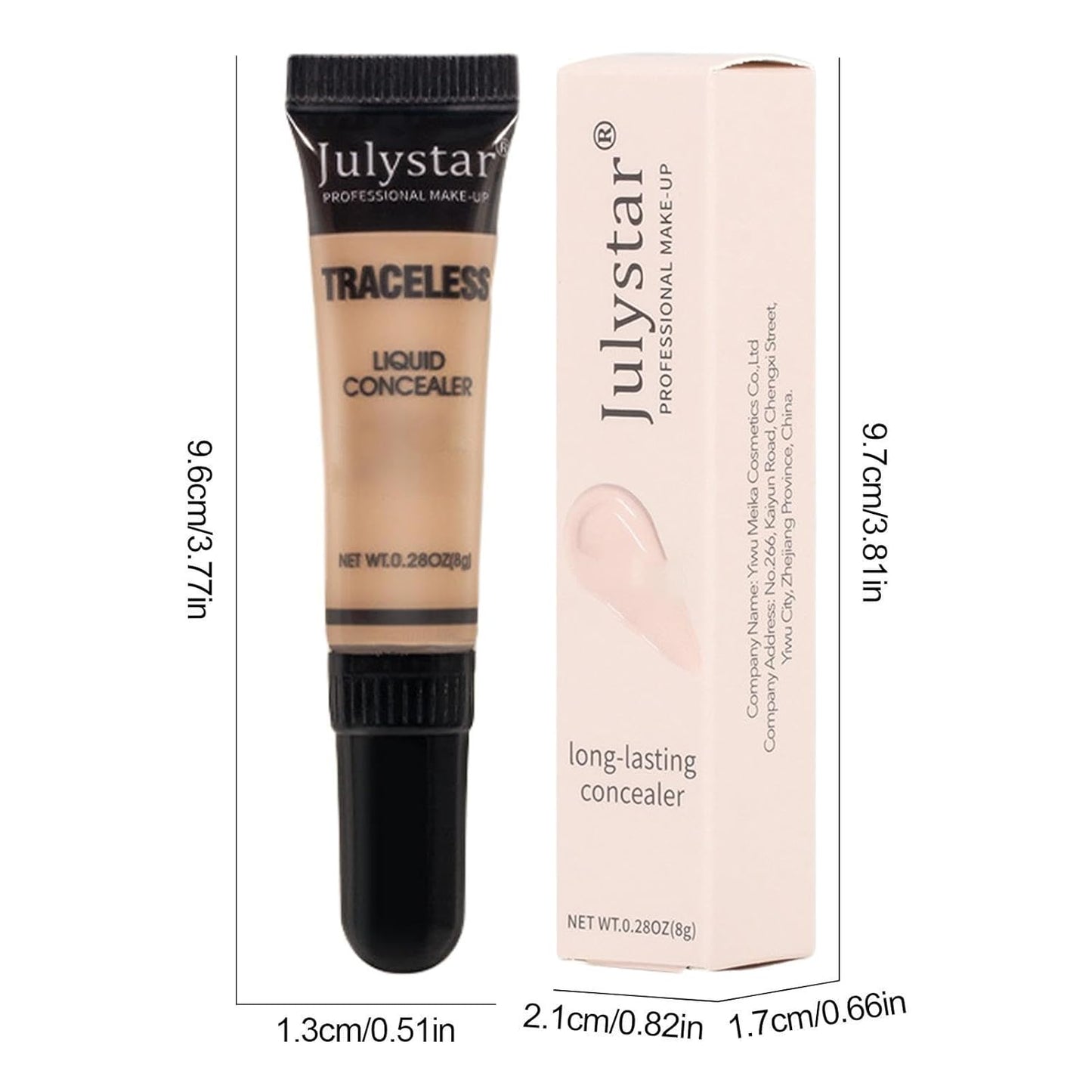 Wasserfestes Bein- Und Körper-Make-Up - Perfection Tip Concealer, Perfection Tip, Wasserfeste Flüssigformel, Vielseitig Einsetzbar Für Gesicht Und Körper, Natürliches Finish
