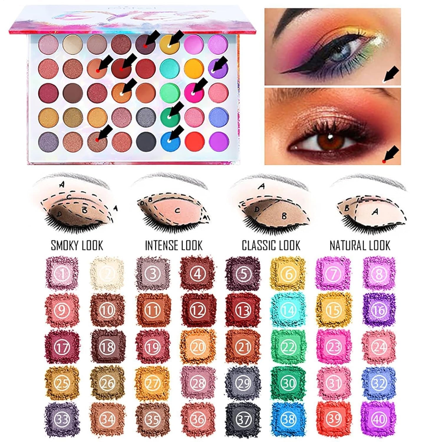All-In-One-Make-Up-Set – Komplettes Make-Up-Set Für Frauen Und Mädchen, All-In-One-Make-Up-Sets Für Anfänger, Professionelles Make-Up-Set, Beauty-Geschenkset, Inkl
