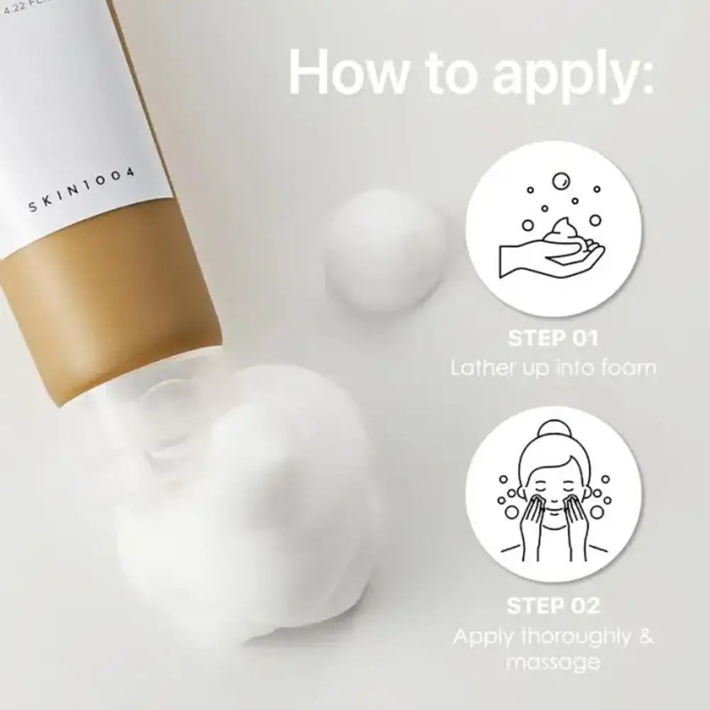 125ML for Skin1004 Himalayan Salt Centella Asiatica Cleanser Deep Cleansing Foam Removes Impurities That Clog Pores Skin Care